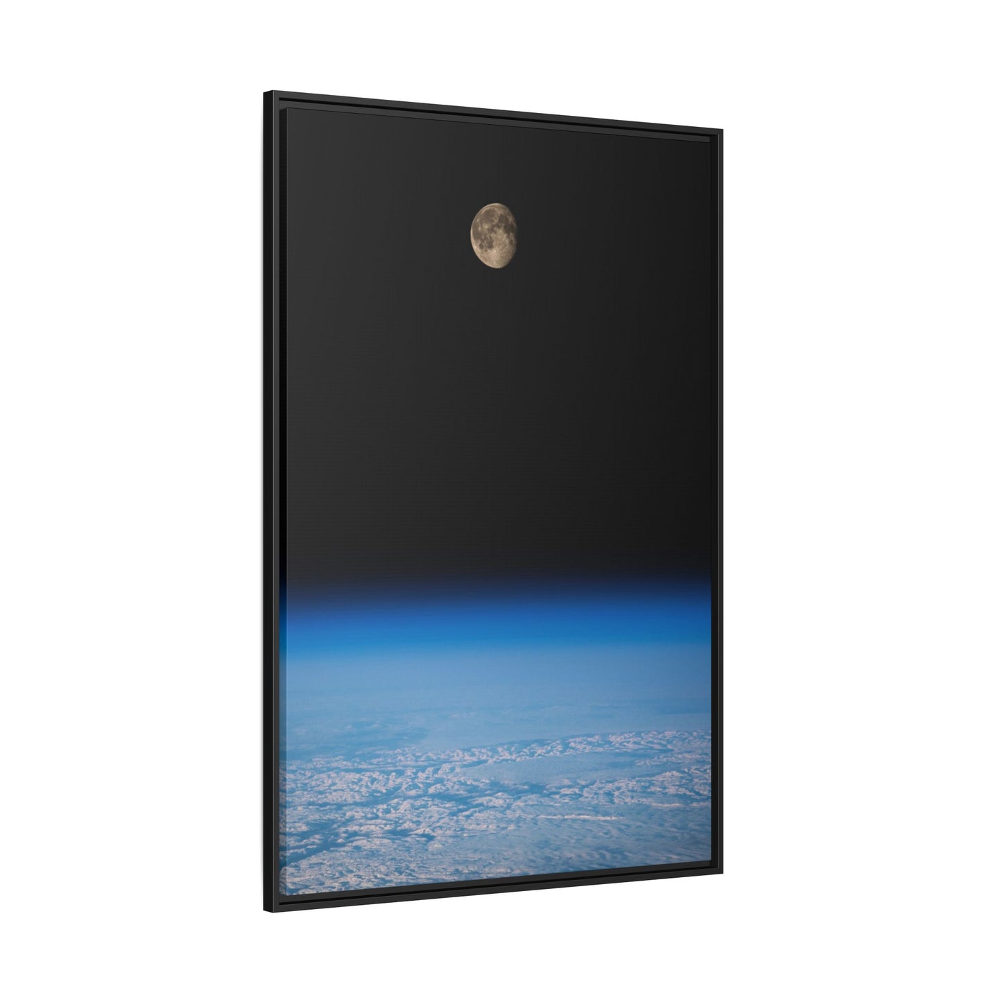 Moonrise - NASA Framed Canvas